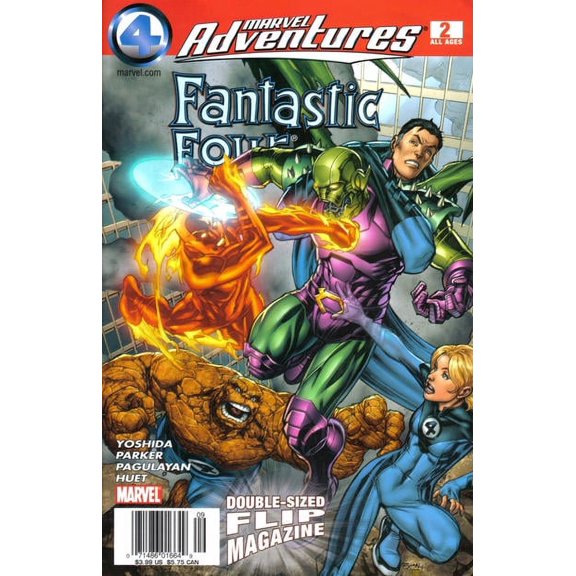 Marvel Adventures Flip Magazine #2 (Newsstand) VF ; Marvel Comic Book