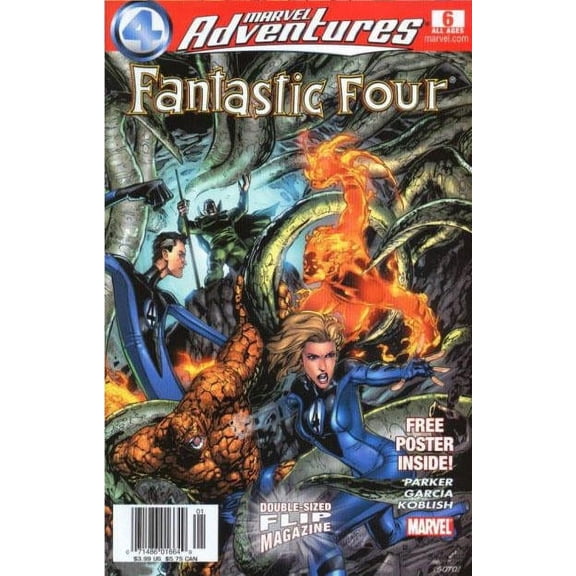 Marvel Adventures Flip Magazine #6 (Newsstand) VF ; Marvel Comic Book