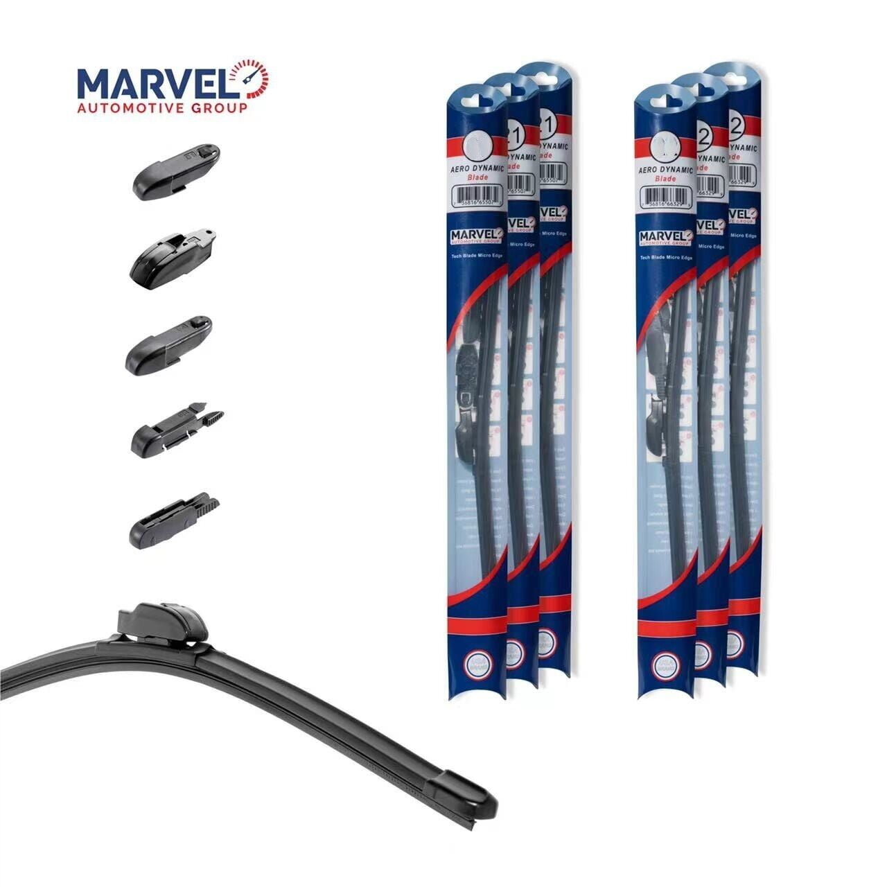 Marvel Aerodynamic Front Windshield Wiper Silicon Blade Size 21