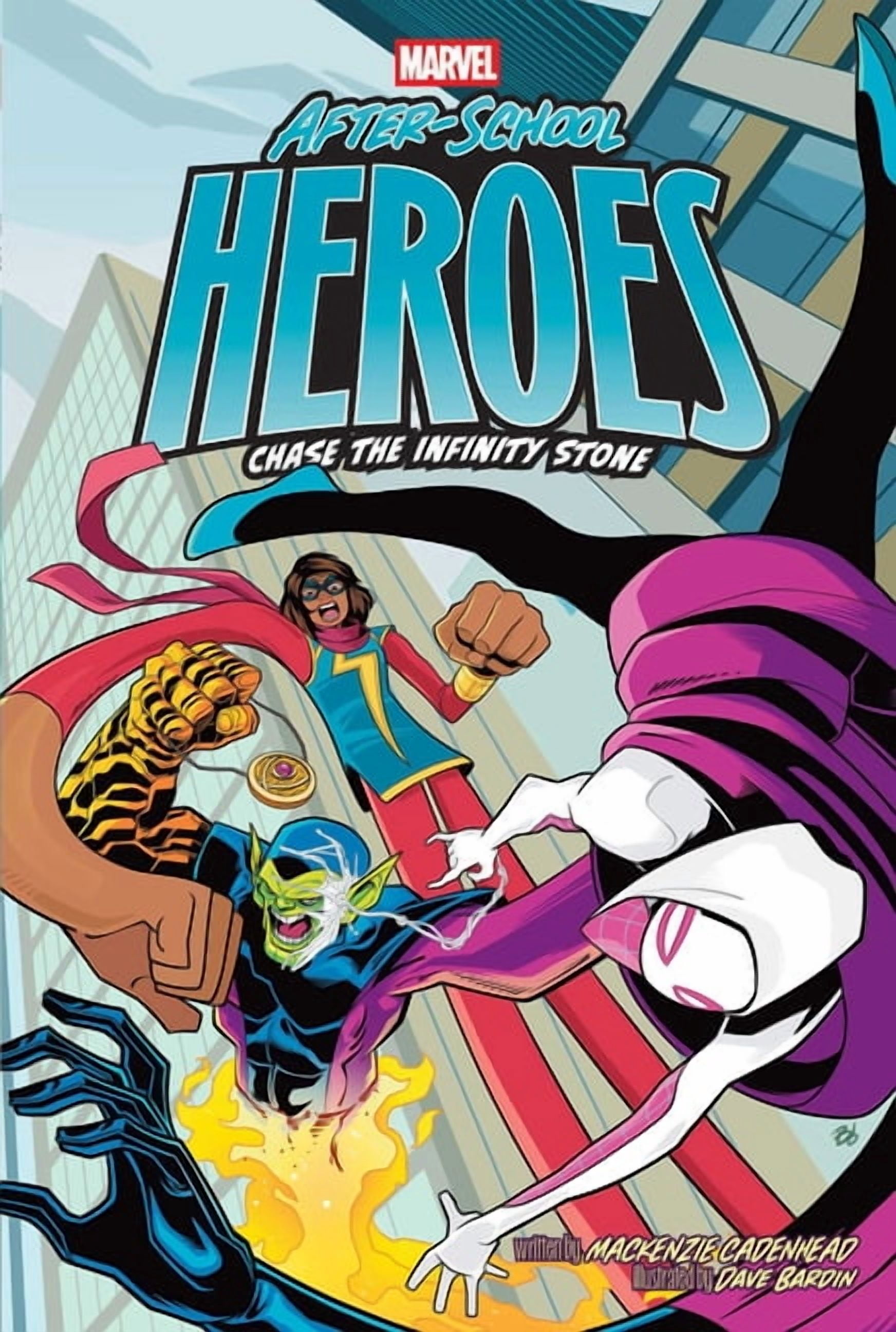 Marvel After-School Heroes Chase the Infinity Stone, (Hardcover)