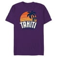 thumbnail image 1 of Marvel Agents of S.H.I.E.L.D Tahiti - Short Sleeve Blended T-Shirt for Adults- Customized-Purple, 1 of 5