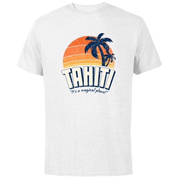 Marvel Agents of S.H.I.E.L.D Tahiti - Short Sleeve Cotton T-Shirt for Adults- Customized-White
