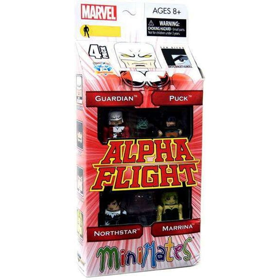 Marvel Alpha Flight Minimates Alpha Flight Exclusive Minifigure 4-Pack