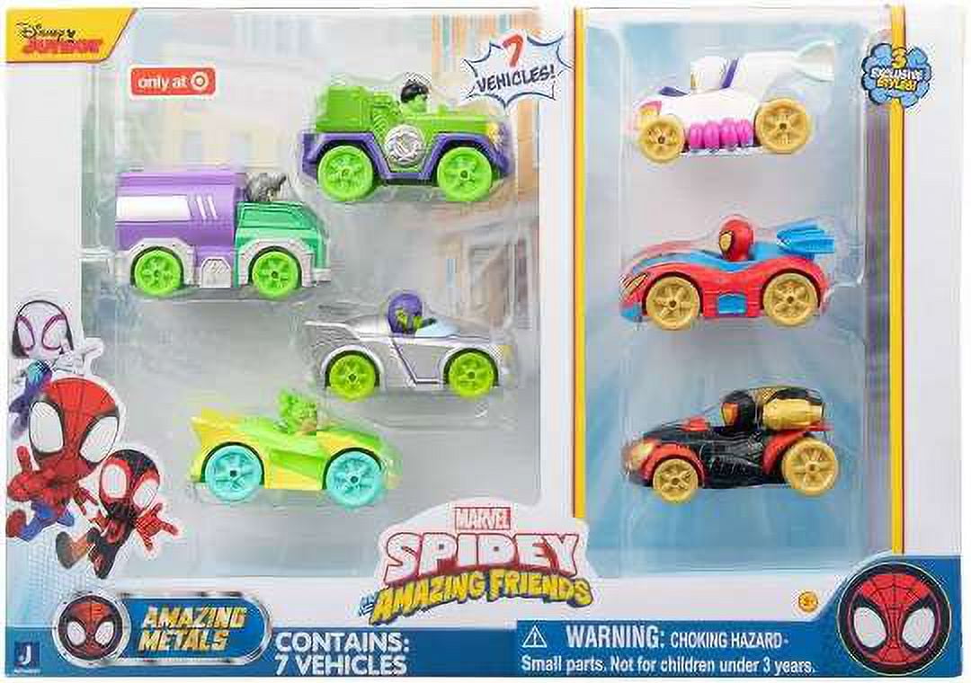 Disney Spidey & His Amazing Friends Amazing Metals Diecast Vehicles New ...
