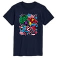 thumbnail image 1 of Marvel - America Sticker - Men's Short Sleeve Graphic T-Shirt, 1 of 4