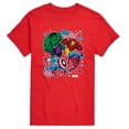 thumbnail image 1 of Marvel - America Sticker - Men's Short Sleeve Graphic T-Shirt, 1 of 4