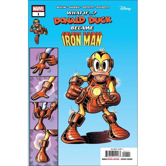 Marvel And Disney: What If ? Donald Duck Became Iron Man #1 VF ; Marvel Comic Book