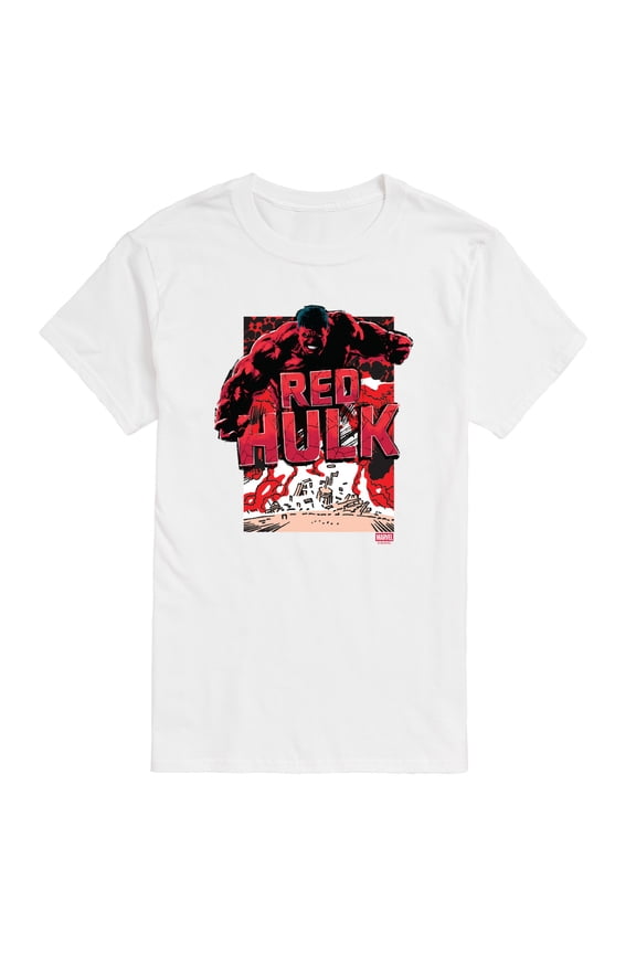 - Angry Red Hulk - Men's Short Sleeve Graphic T-Shirt