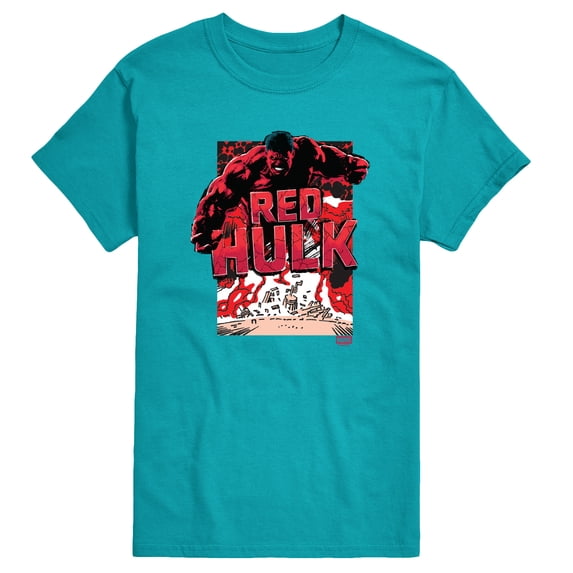 Marvel - Angry Red Hulk - Men's Short Sleeve Graphic T-Shirt