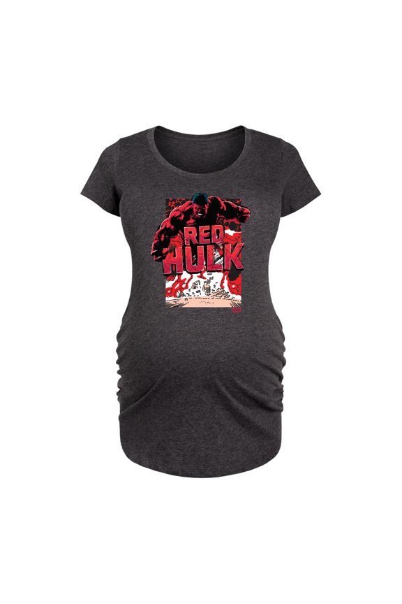- Angry Red Hulk - Women's Maternity Scoop Neck Graphic T-Shirt