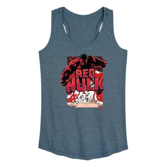 Marvel - Angry Red Hulk - Women's Racerback Tank