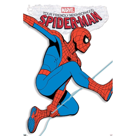 Marvel Animations' Your Friendly Neighborhood Spider-Man - Spidey Feature Series Wall Poster, 14.725" x 22.375"