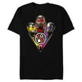 thumbnail image 1 of Marvel Ant-Man and the Wasp: Quantumania 3 Heroes Icon - Short Sleeve Blended T-Shirt for Adults - Customized-Black, 1 of 5