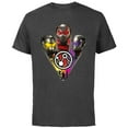 thumbnail image 1 of Marvel Ant-Man and the Wasp: Quantumania 3 Heroes Icon - Short Sleeve Cotton T-Shirt for Adults - Customized-Charcoal, 1 of 5