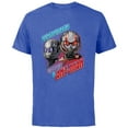 thumbnail image 1 of Marvel Ant-Man and the Wasp: Quantumania Cassie & Ant-Man - Short Sleeve Cotton T-Shirt for Adults - Customized-Royal Heather, 1 of 5