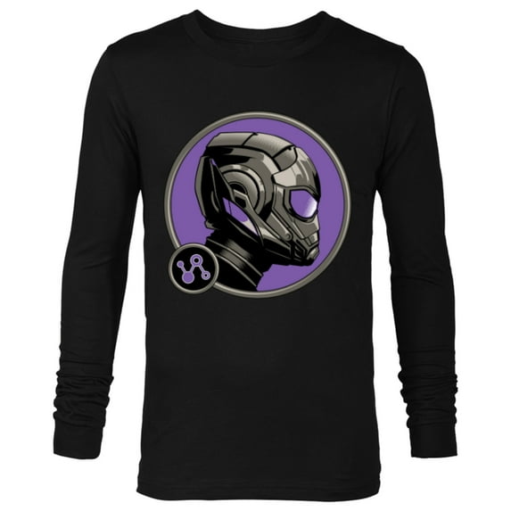 Marvel Ant-Man and the Wasp: Quantumania Cassie Helmet Side - Long Sleeve T-Shirt for Men - Customized-Black