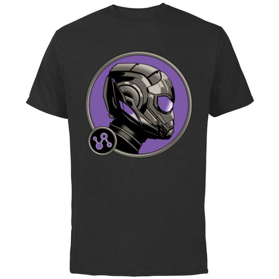 Marvel Ant-Man and the Wasp: Quantumania Cassie Helmet Side - Short Sleeve Cotton T-Shirt for Adults - Customized-Black
