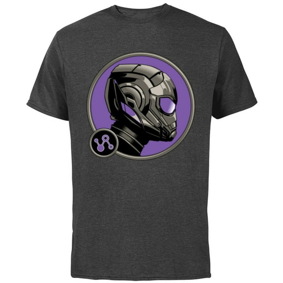 Marvel Ant-Man and the Wasp: Quantumania Cassie Helmet Side - Short Sleeve Cotton T-Shirt for Adults - Customized-Charcoal