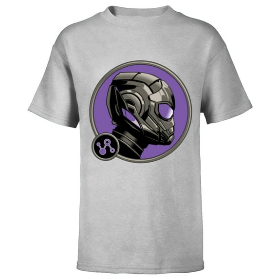 Marvel Ant-Man and the Wasp: Quantumania Cassie Helmet Side - Short Sleeve T-Shirt for Kids - Customized-Athletic Heather