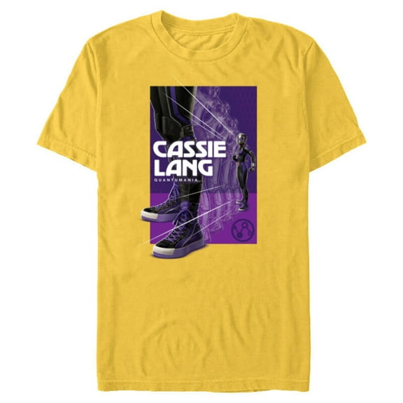 Marvel Ant-Man and the Wasp: Quantumania Cassie Lang Shift - Short Sleeve Blended T-Shirt for Adults - Customized-Yellow