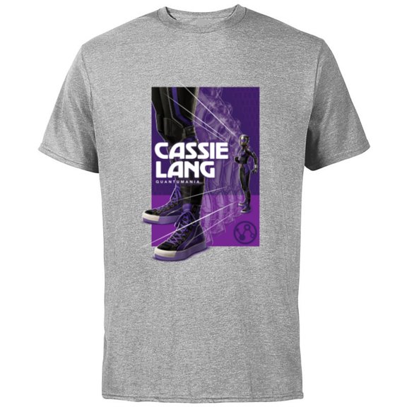 Marvel Ant-Man and the Wasp: Quantumania Cassie Lang Shift - Short Sleeve Cotton T-Shirt for Adults - Customized-Athletic Heather