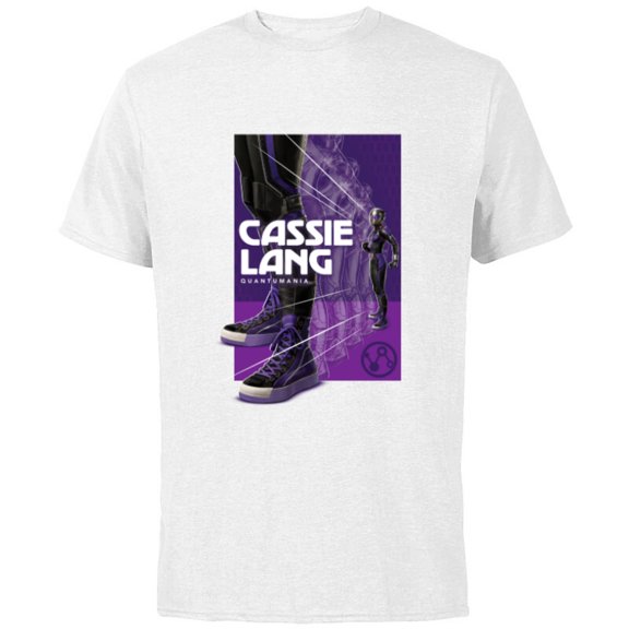 Marvel Ant-Man and the Wasp: Quantumania Cassie Lang Shift - Short Sleeve Cotton T-Shirt for Adults - Customized-White