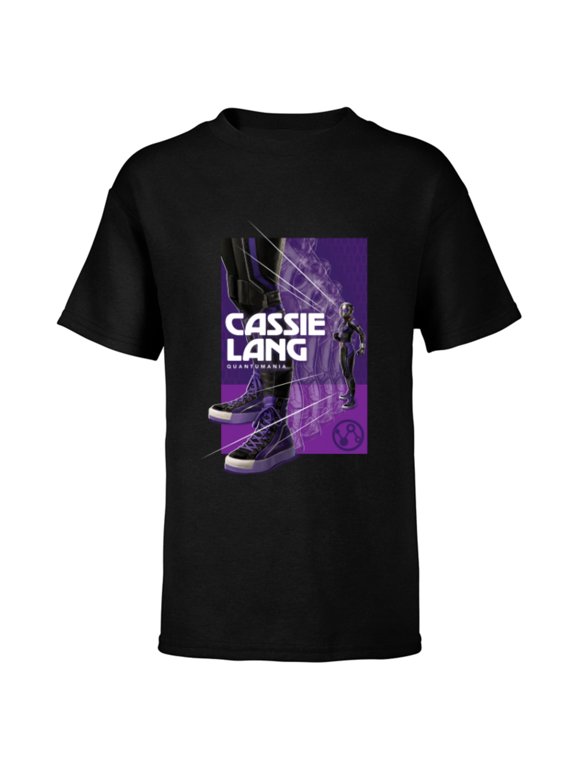 Ant-Man and the Wasp: Quantumania Cassie Lang Shift - Short Sleeve T-Shirt for Kids - Customized-Black