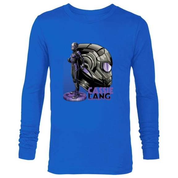 Marvel Ant-Man and the Wasp: Quantumania Cassie Lang Suit - Long Sleeve T-Shirt for Men - Customized-Navy