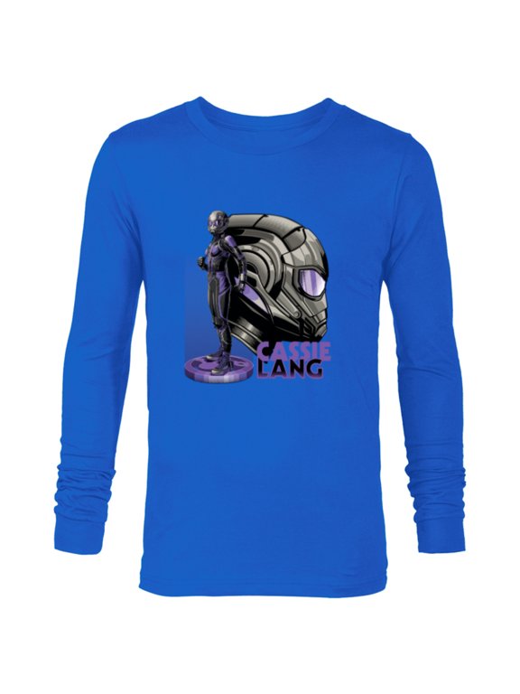 Ant-Man and the Wasp: Quantumania Cassie Lang Suit - Long Sleeve T-Shirt for Men - Customized-Navy