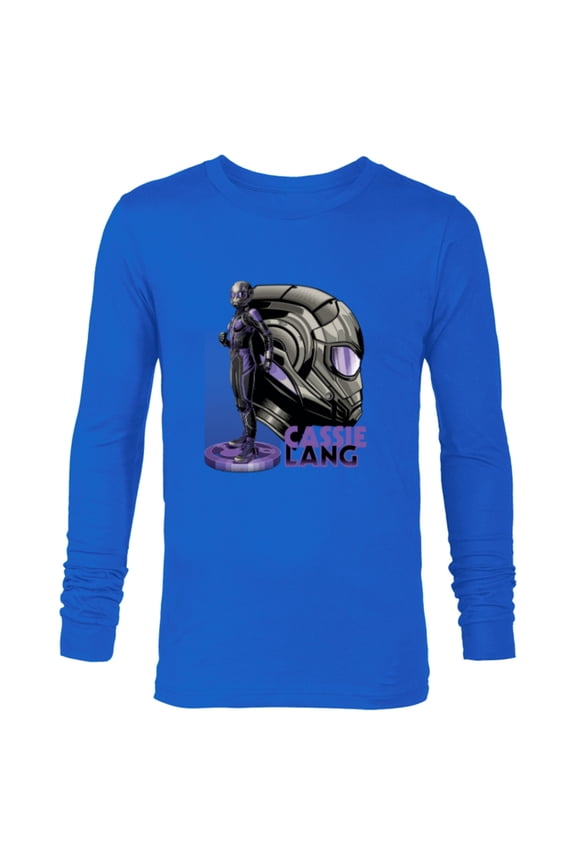 Ant-Man and the Wasp: Quantumania Cassie Lang Suit - Long Sleeve T-Shirt for Men - Customized-Navy