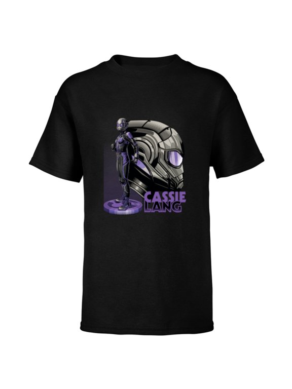 Ant-Man and the Wasp: Quantumania Cassie Lang Suit - Short Sleeve T-Shirt for Kids - Customized-Black