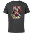 thumbnail image 1 of Marvel Ant-Man and the Wasp: Quantumania Hero Names & Icon - Short Sleeve Cotton T-Shirt for Adults - Customized-Charcoal, 1 of 5