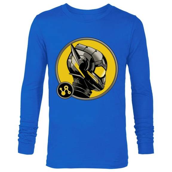 Marvel Ant-Man and the Wasp: Quantumania Hope Helmet Side - Long Sleeve T-Shirt for Men - Customized-Navy