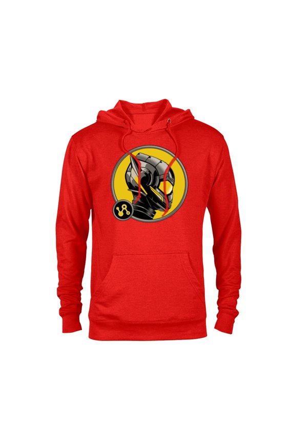 Ant-Man and the Wasp: Quantumania Hope Helmet Side - Pullover Hoodie for Adults - Customized-Red