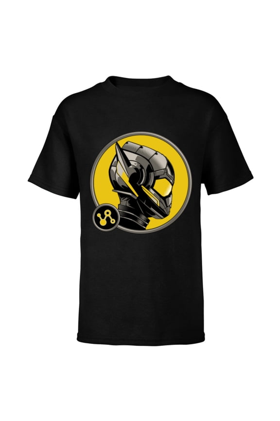Ant-Man and the Wasp: Quantumania Hope Helmet Side - Short Sleeve T-Shirt for Kids - Customized-Black