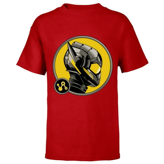 Marvel Ant-Man and the Wasp: Quantumania Hope Helmet Side - Short Sleeve T-Shirt for Kids - Customized-Red