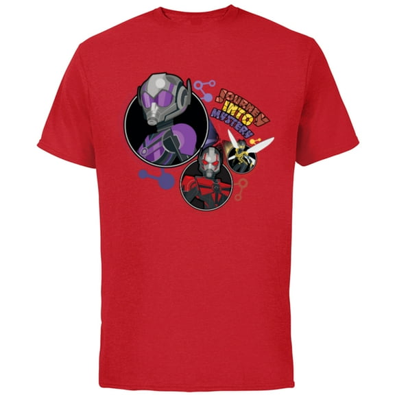 Marvel Ant-Man and the Wasp: Quantumania Journey Mystery - Short Sleeve Cotton T-Shirt for Adults - Customized-Red