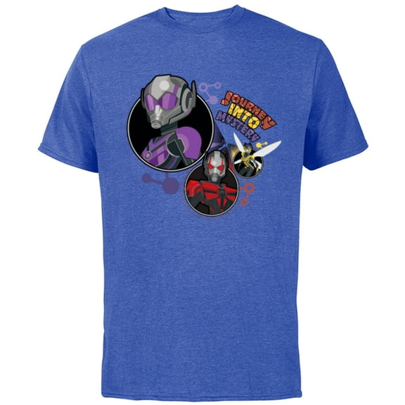 Marvel Ant-Man and the Wasp: Quantumania Journey Mystery - Short Sleeve Cotton T-Shirt for Adults - Customized-Royal Heather