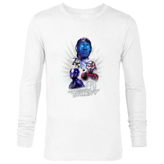 Marvel Ant-Man and the Wasp: Quantumania Kang A New Dynasty - Long Sleeve T-Shirt for Men - Customized-White
