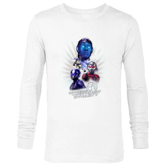 Marvel Ant-Man and the Wasp: Quantumania Kang A New Dynasty - Long Sleeve T-Shirt for Men - Customized-White