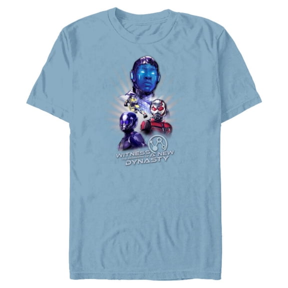 Marvel Ant-Man and the Wasp: Quantumania Kang A New Dynasty - Short Sleeve Blended T-Shirt for Adults - Customized-Ocean Blue