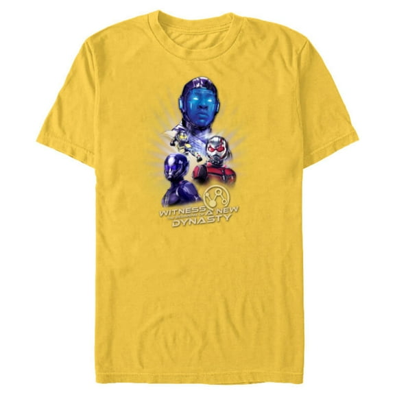 Marvel Ant-Man and the Wasp: Quantumania Kang A New Dynasty - Short Sleeve Blended T-Shirt for Adults - Customized-Yellow