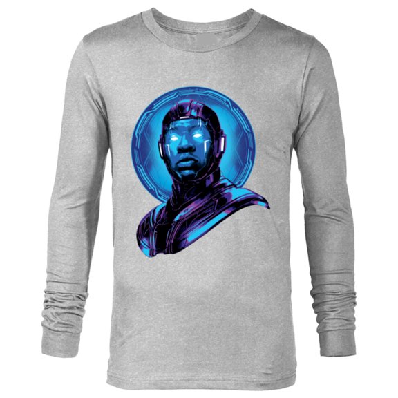 Marvel Ant-Man and the Wasp: Quantumania Kang Conquers All - Long Sleeve T-Shirt for Men - Customized-Athletic Heather