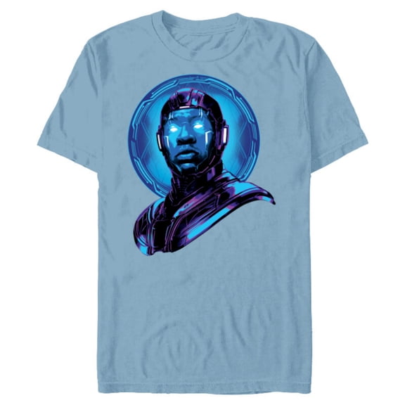 Marvel Ant-Man and the Wasp: Quantumania Kang Conquers All - Short Sleeve Blended T-Shirt for Adults - Customized-Ocean Blue