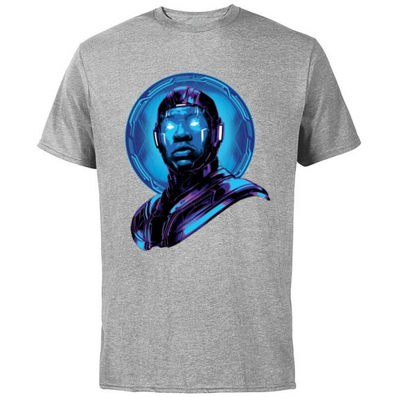 Marvel Ant-Man and the Wasp: Quantumania Kang Conquers All - Short Sleeve Cotton T-Shirt for Adults - Customized-Athletic Heather
