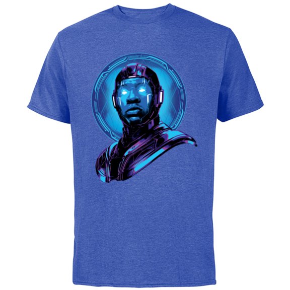 Marvel Ant-Man and the Wasp: Quantumania Kang Conquers All - Short Sleeve Cotton T-Shirt for Adults - Customized-Royal Heather