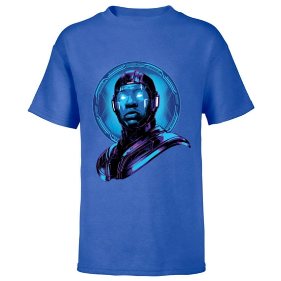 Marvel Ant-Man and the Wasp: Quantumania Kang Conquers All - Short Sleeve T-Shirt for Kids - Customized-Royal