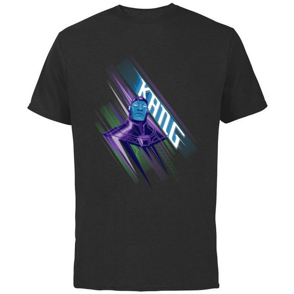 Marvel Ant-Man and the Wasp: Quantumania Kang Quantum Streak - Short Sleeve Cotton T-Shirt for Adults - Customized-Black