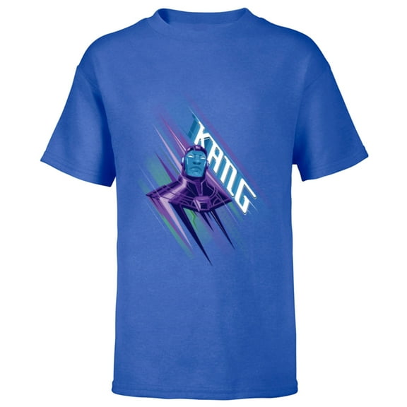 Marvel Ant-Man and the Wasp: Quantumania Kang Quantum Streak - Short Sleeve T-Shirt for Kids - Customized-Royal