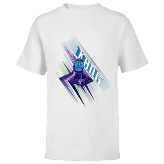 Marvel Ant-Man and the Wasp: Quantumania Kang Quantum Streak - Short Sleeve T-Shirt for Kids - Customized-White